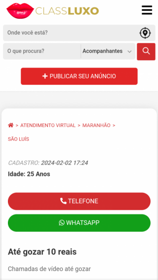 Afim de uma gozada barata?? chamadinha 10 reais até gozar
